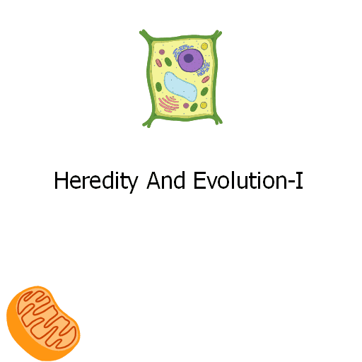 Heredity And Evolution-I